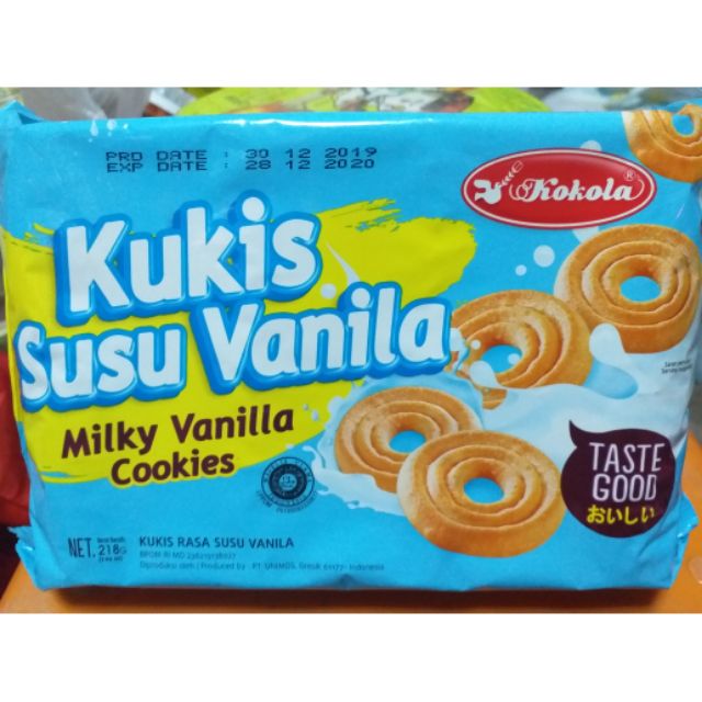 kukis susu vanila