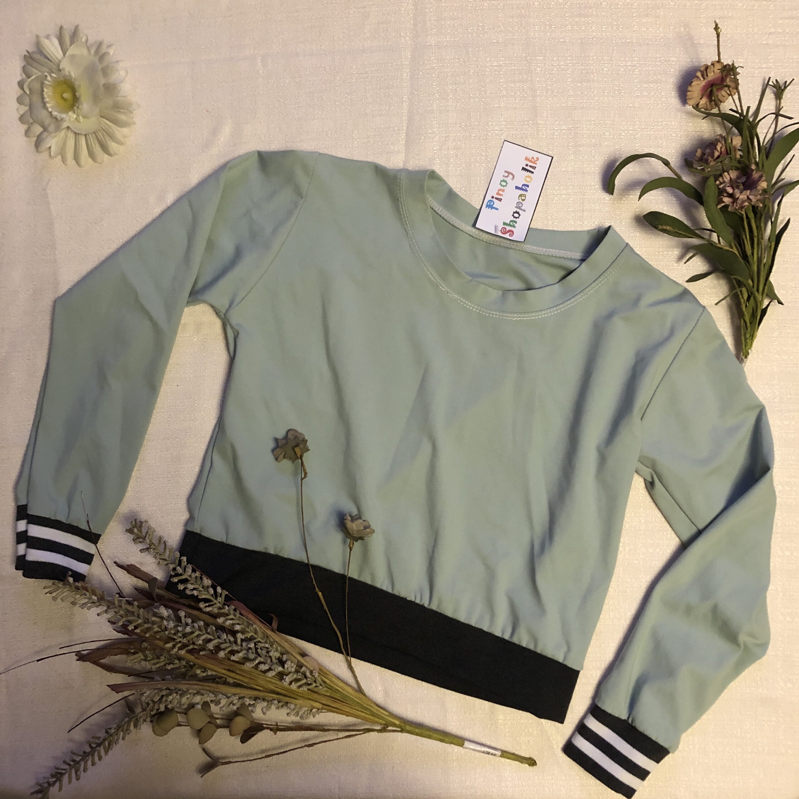 crop top long sleeve